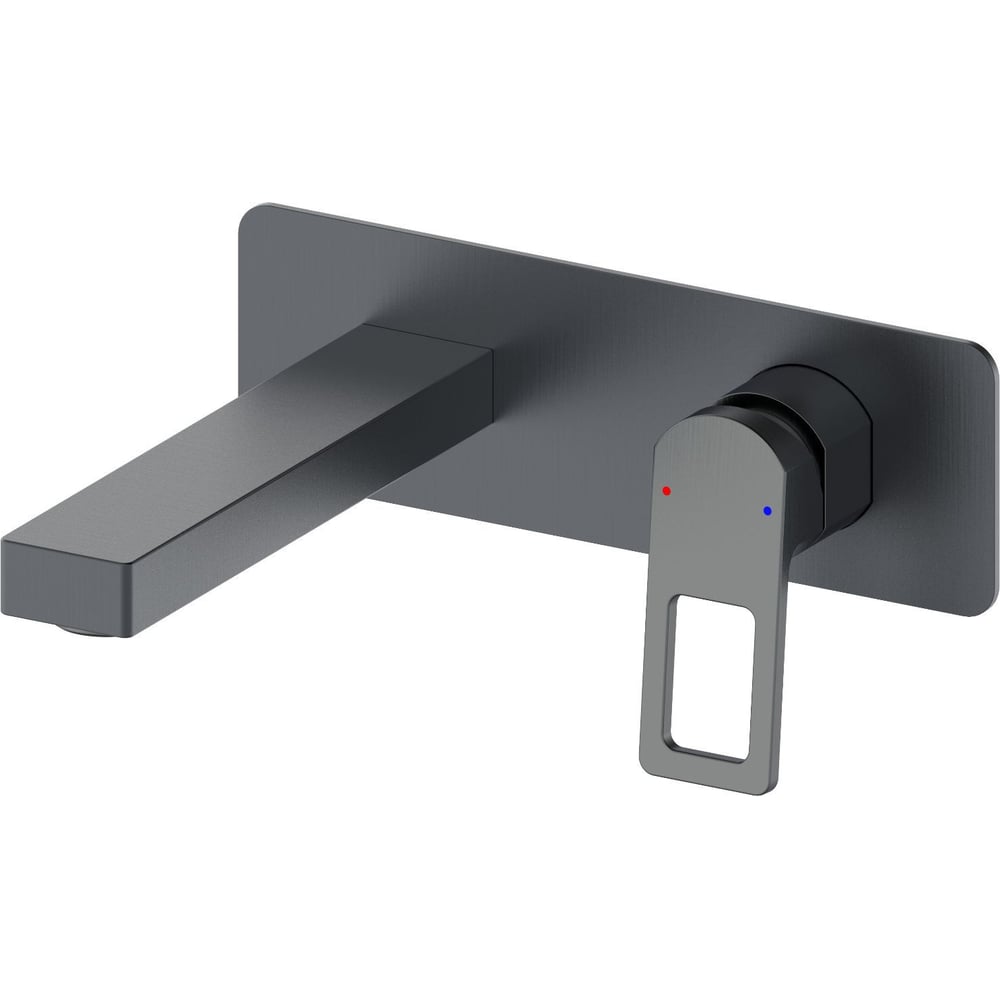 Изображение товара Встраиваемый смеситель для раковины Wonzon & Woghand темный графит WW-88869010-BGM