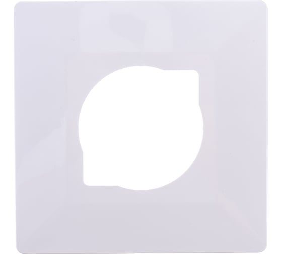 Изображение товара Декоративная рамка Bylectrica накладка под выключатель белая, ЮЛИГ.735212.410