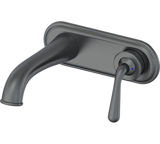 Изображение товара Встраиваемый смеситель для раковины Wonzon & Woghand темный графит WW-88869008-BGM