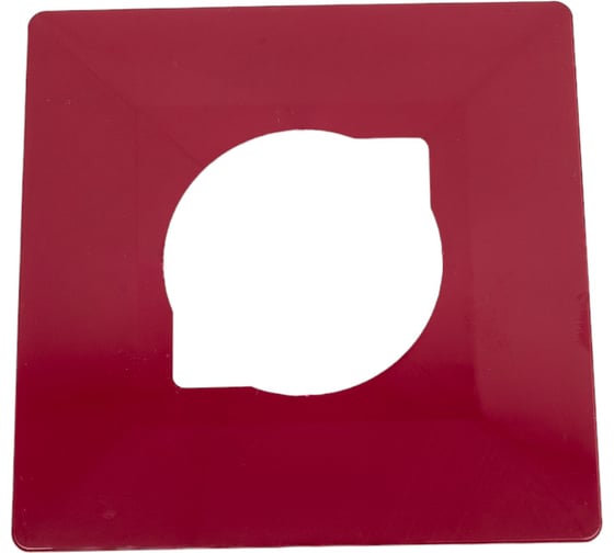 Изображение товара Декоративная рамка Bylectrica накладка под выключатель, ЮЛИГ.735212.410 бордовый