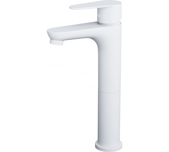 Изображение товара Смеситель для раковины высокий Wonzon & Woghand , белый матовый WW-A40232-MW