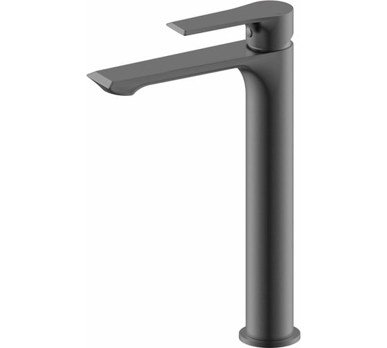 Изображение товара Смеситель для раковины высокий Wonzon & Woghand, темный графит WW-88019079-BGM