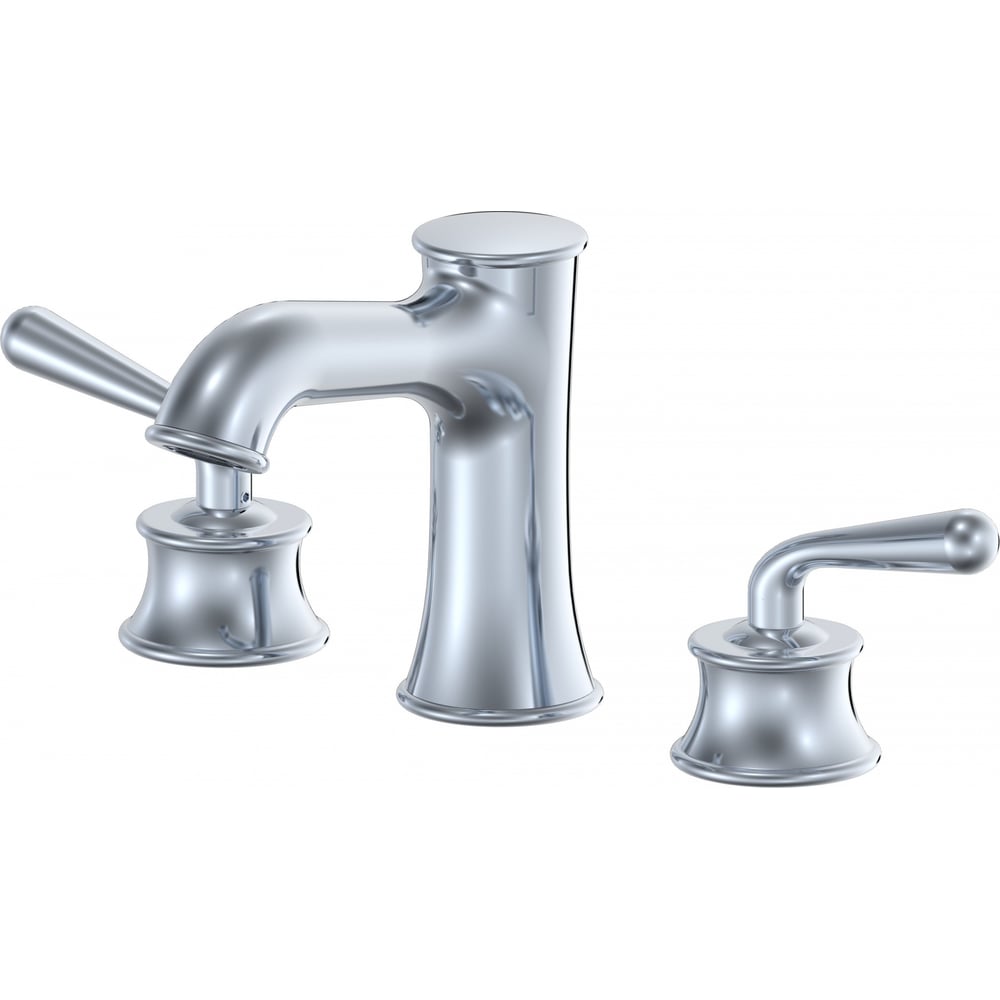 Изображение товара Смеситель для раковины Wonzon & Woghand на 3 отверстия, хром WW-88159008-CR