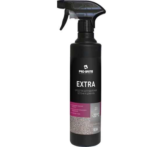 Изображение товара Средство для удаления бетона и цемента MEDERA Extra при t не ниже -20°С, готовый состав с триггером 0.5 л 2028-05