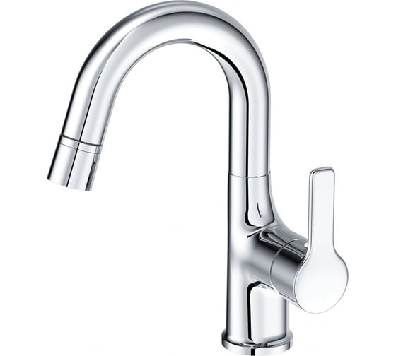 Изображение товара Смеситель для раковины Wonzon & Woghand с выдвижным изливом, хром WW-FE01L212-CR