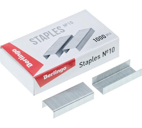 Изображение товара Скобы для степлера BERLINGO оцинкованные, 1000 шт SH505