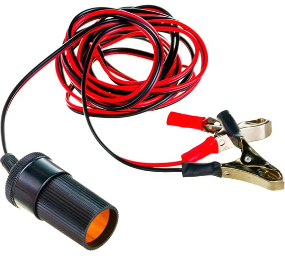 Изображение товара Удлинитель прикуривателя SKYWAY 3 м, с большими крокодилами S00702004