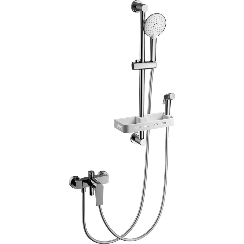 Изображение товара Смеситель для ванны с душевым гарнитуром Wonzon & Woghand WW-A31003-СR