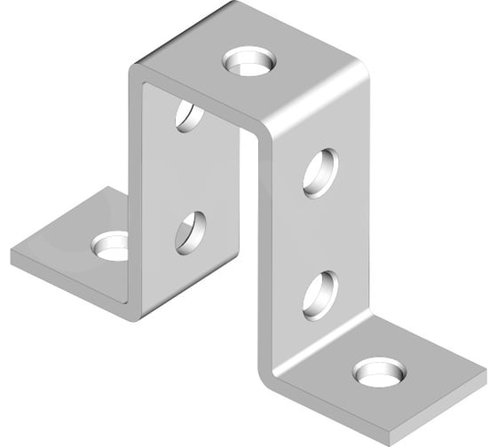 Изображение товара Скоба для профиля двойного ООО "СТАЛЬНЫЕ СИСТЕМЫ" 41x41 гор. цинк SR84-200