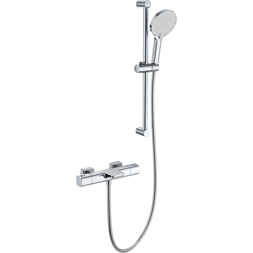 Изображение товара Смеситель для ванны с душем Wonzon & Woghand хром WW-С2017-A-СР современный термостатический