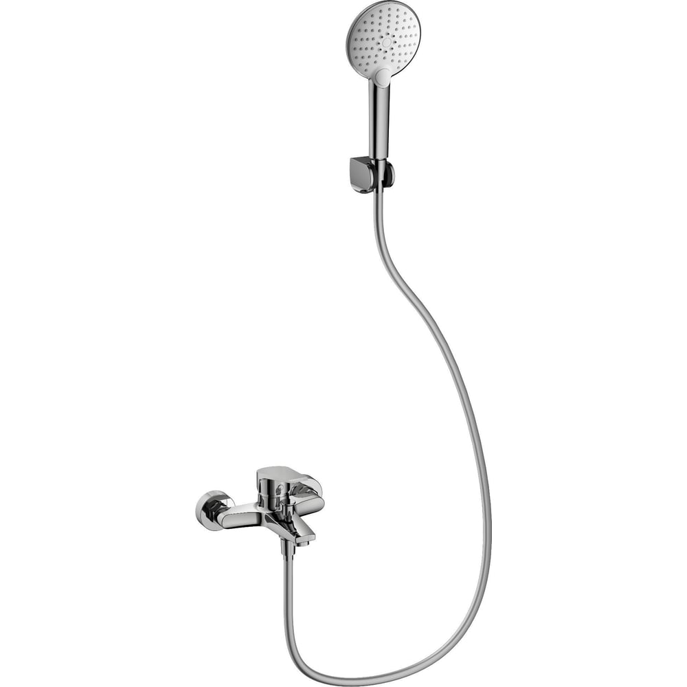 Изображение товара Смеситель для ванны с душем Wonzon & Woghand хром WW-A30891-СR современный дизайн