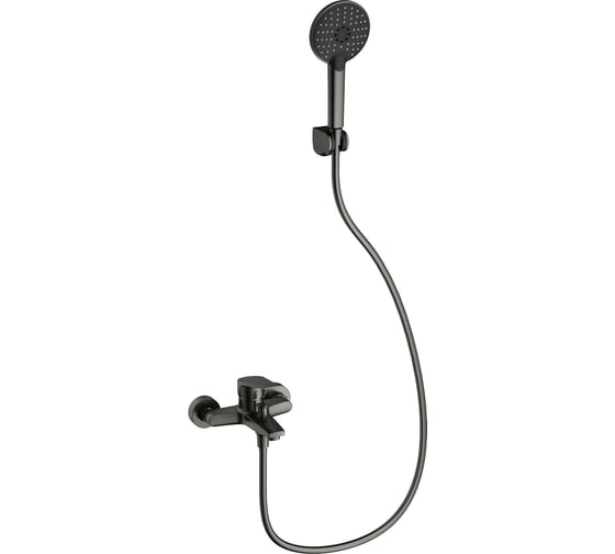 Изображение товара Смеситель для ванны с душем Wonzon & Woghand темный графит WW-A30891-BGG