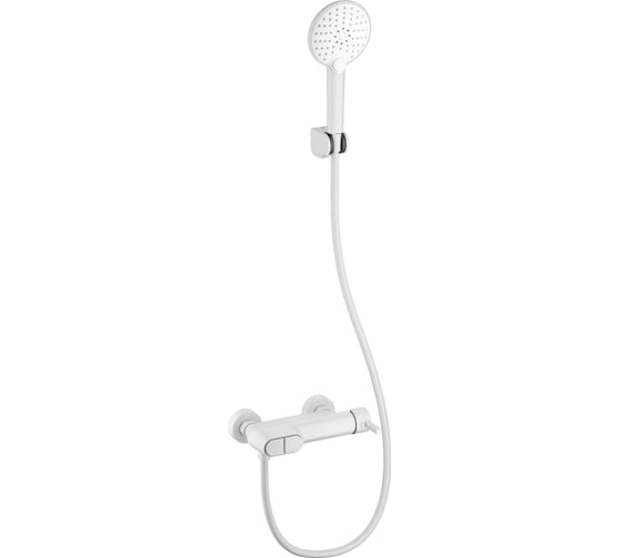 Изображение товара Смеситель для ванны с душем Wonzon & Woghand белый матовый WW-A30902-MW