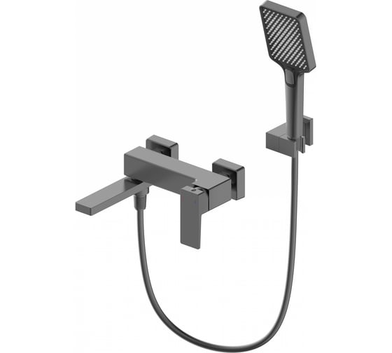 Изображение товара Смеситель для ванны с душем Wonzon & Woghand темный графит WW-88037068-BGM