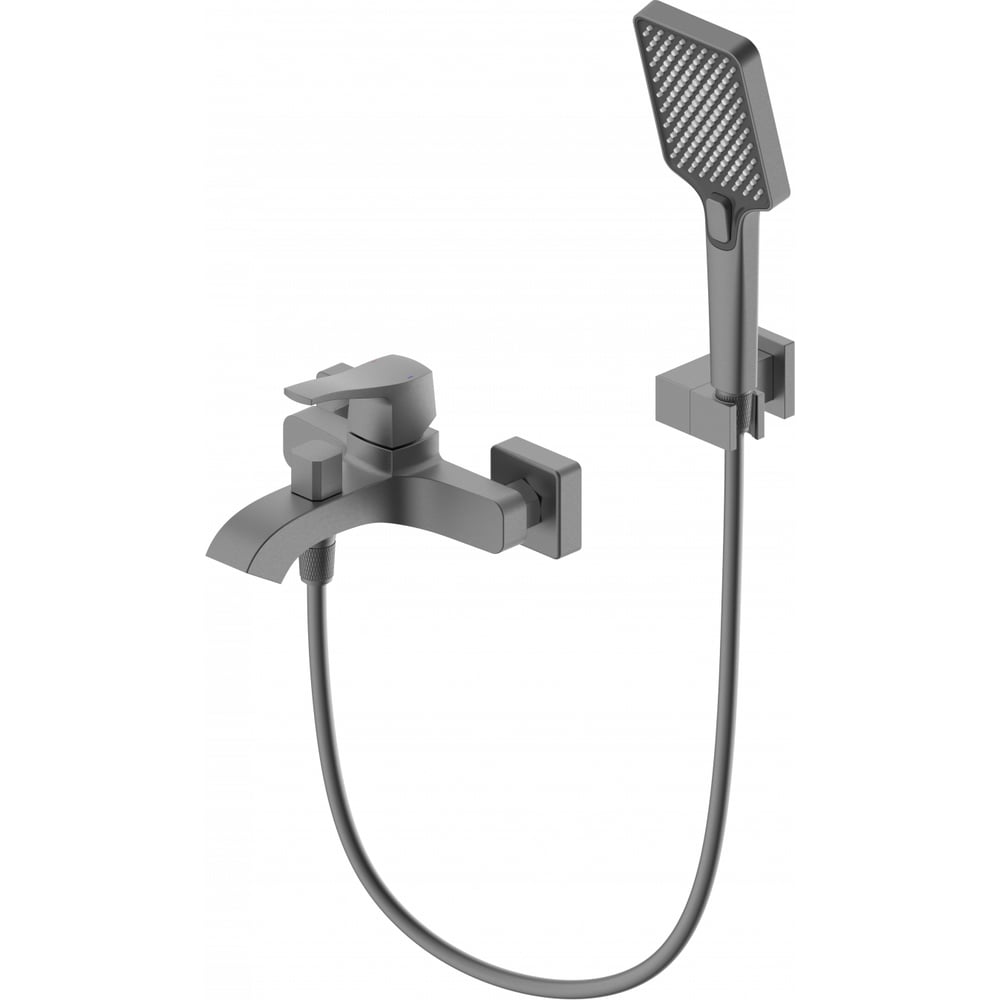 Изображение товара Смеситель для ванны с душем Wonzon & Woghand темный графит WW-88037072-BGM