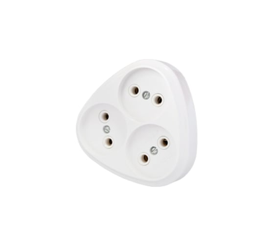Изображение товара Разветвитель BYLECTRICA 3 гнезда, ромашка РВ16-258