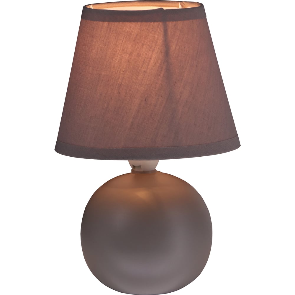 Изображение товара Декоративный светильник Uniel UML-B303 E14 серый с тканевым абажуром