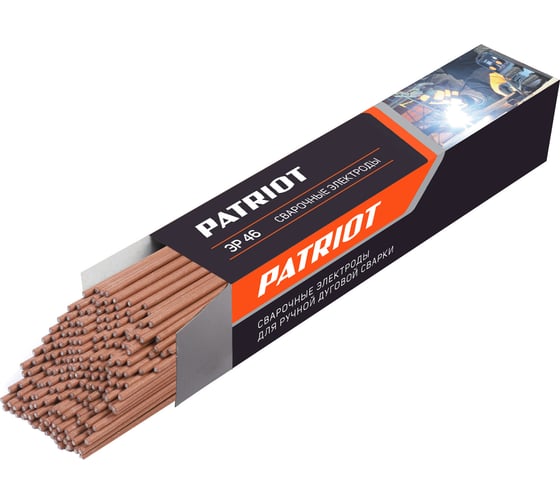 Изображение товара Электроды сварочные PATRIOT марка ЭР 46, 4х450 мм, 5 кг 605012226