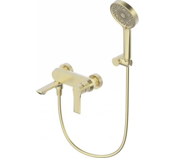 Изображение товара Смеситель для ванны с душем Wonzon & Woghand брашированное золото WW-88037079-BG