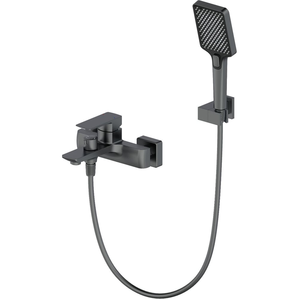 Изображение товара Смеситель для ванны с душем Wonzon & Woghand темный графит WW-88639003A-BGM