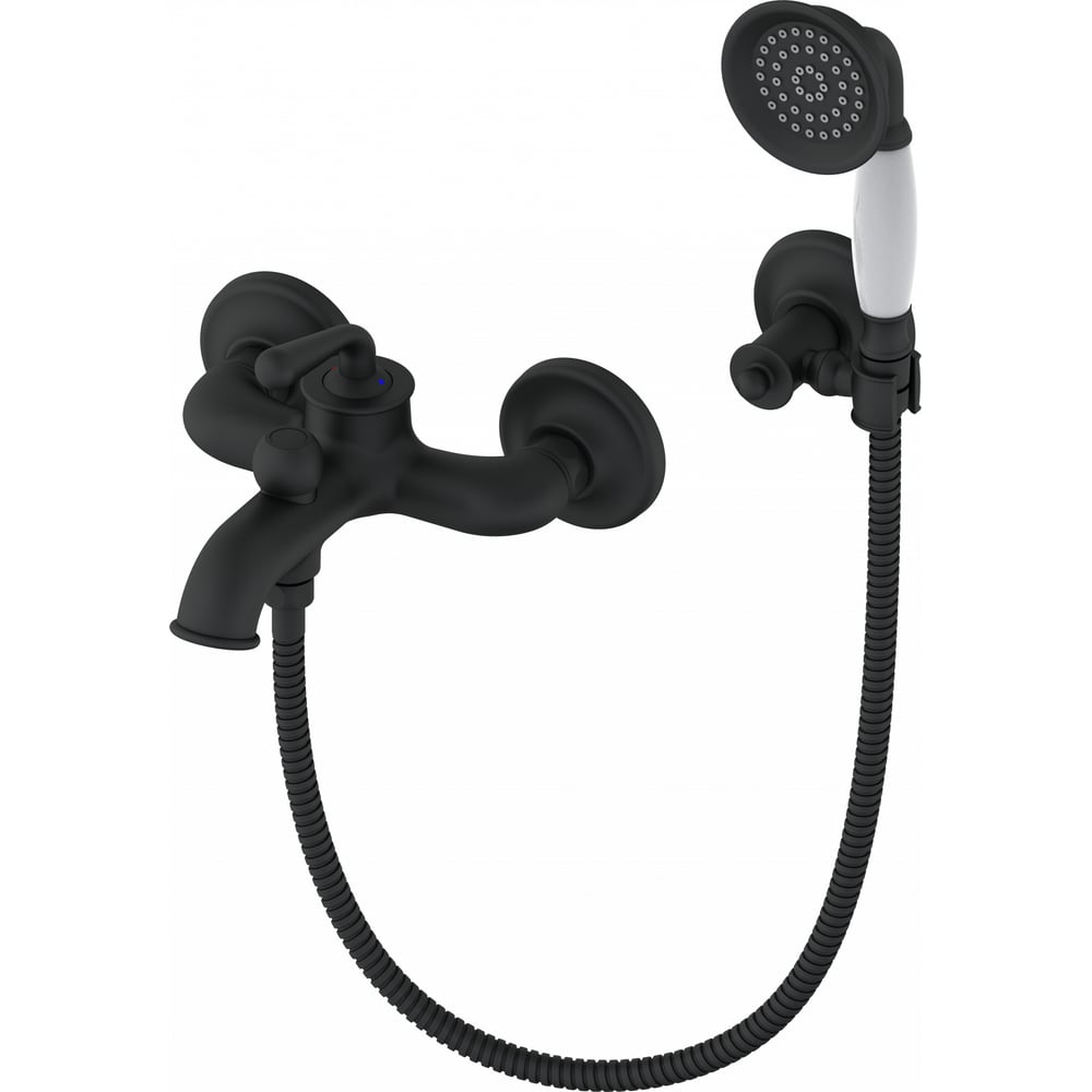 Изображение товара Смеситель для ванны с душем Wonzon & Woghand черный матовый WW-88639008-MB