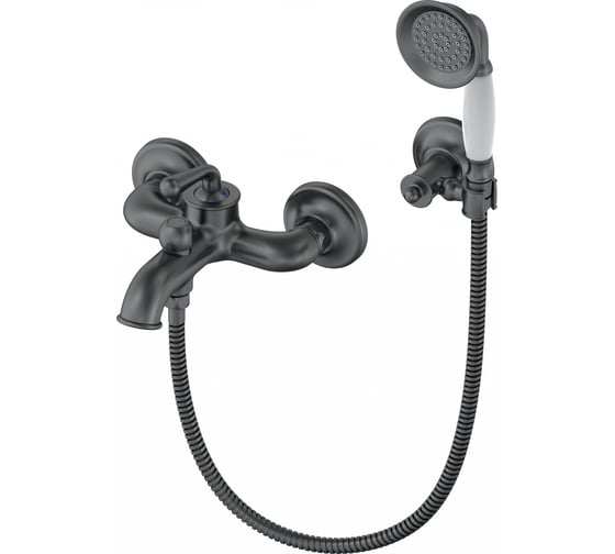 Изображение товара Смеситель для ванны с душем Wonzon & Woghand темный графит WW-88639008-BGM