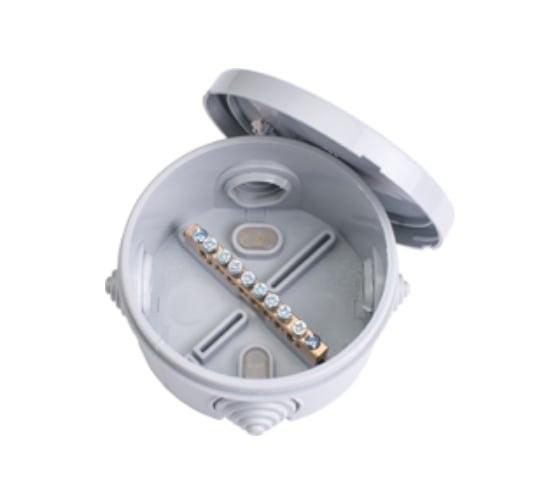 Изображение товара Коробка Bylectrica для разводки проводов системы уравнивания потенциалов 4 ввода IP56, КУП-243