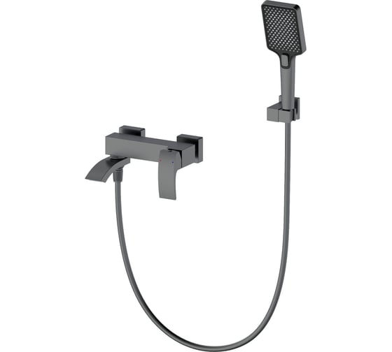 Изображение товара Смеситель для ванны с душем Wonzon & Woghand темный графит WW-88639009-BGM
