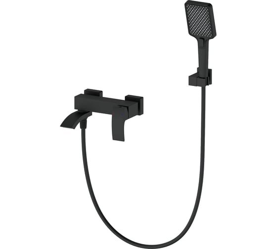 Изображение товара Смеситель для ванны с душем Wonzon & Woghand черный матовый WW-88639009-MB