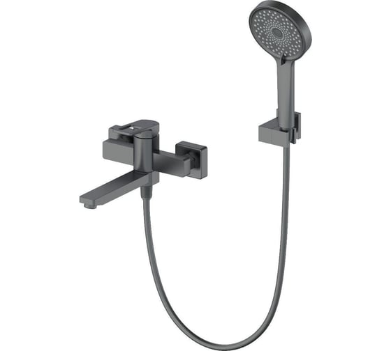 Изображение товара Смеситель для ванны с душем Wonzon & Woghand темный графит WW-88639010-BGM