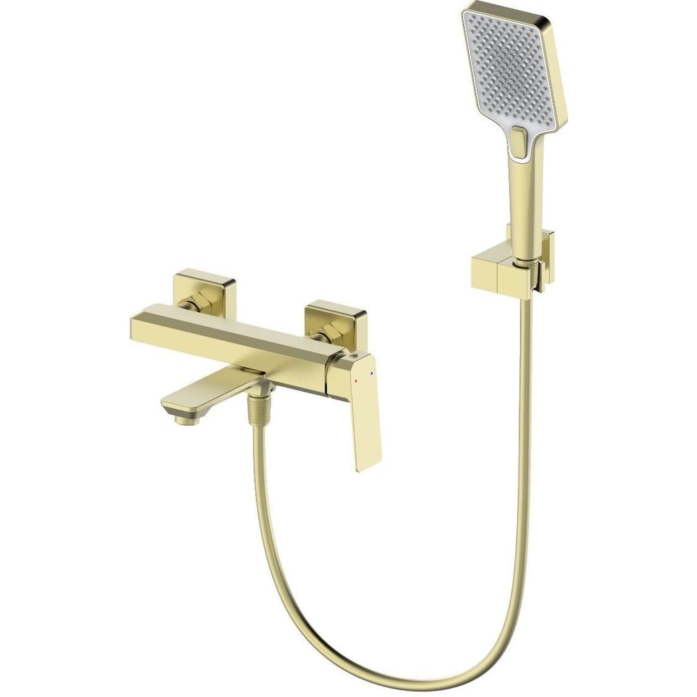 Изображение товара Смеситель для ванны с душем Wonzon & Woghand брашированное золото WW-88639011-BG