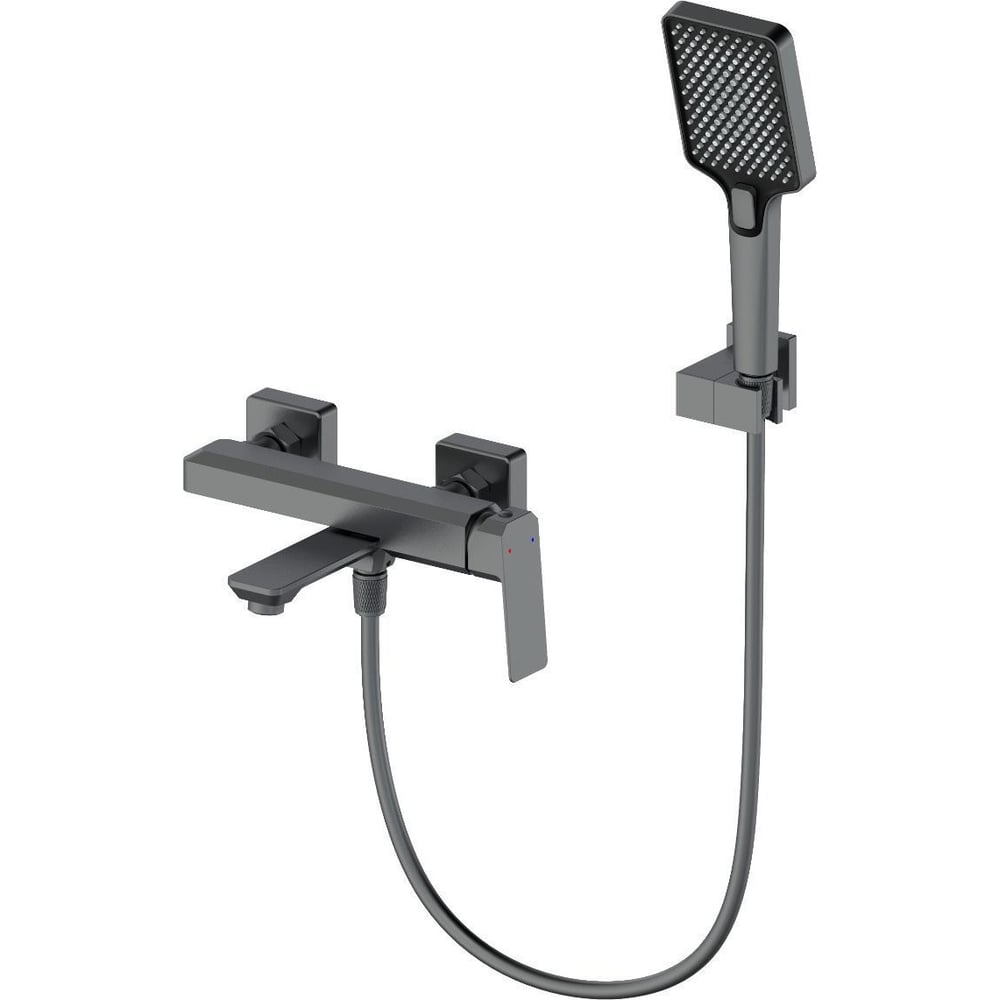 Изображение товара Смеситель для ванной с душем Wonzon & Woghand темный графит WW-88639011-BGM