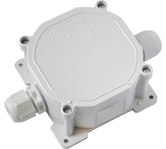 Изображение товара Монтажная коробка Bylectrica при открытой разводке 2 ввода IP67, КМ-253