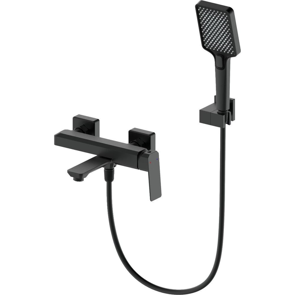 Изображение товара Смеситель для ванны с душем Wonzon & Woghand черный матовый