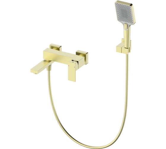 Изображение товара Смеситель для ванны с душем Wonzon & Woghand брашированное золото WW-88639016-BG