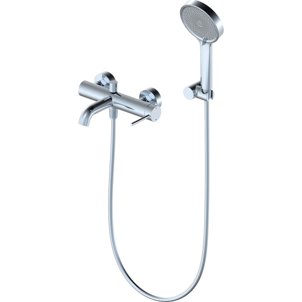 Изображение товара Смеситель для ванны с душем Wonzon & Woghand хром WW-88639017-СR современный дизайн надежность