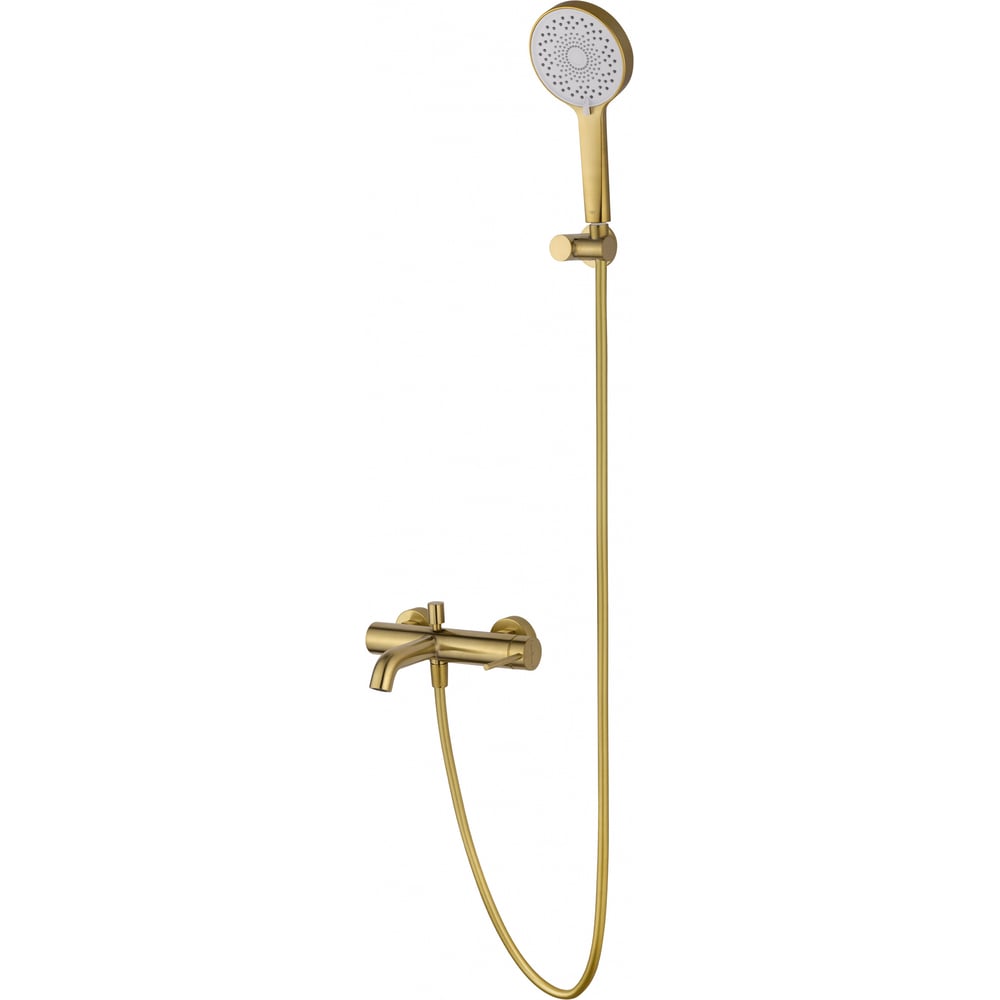 Изображение товара Смеситель для ванны с душем Wonzon & Woghand золото брашированное WW-88639017-BG