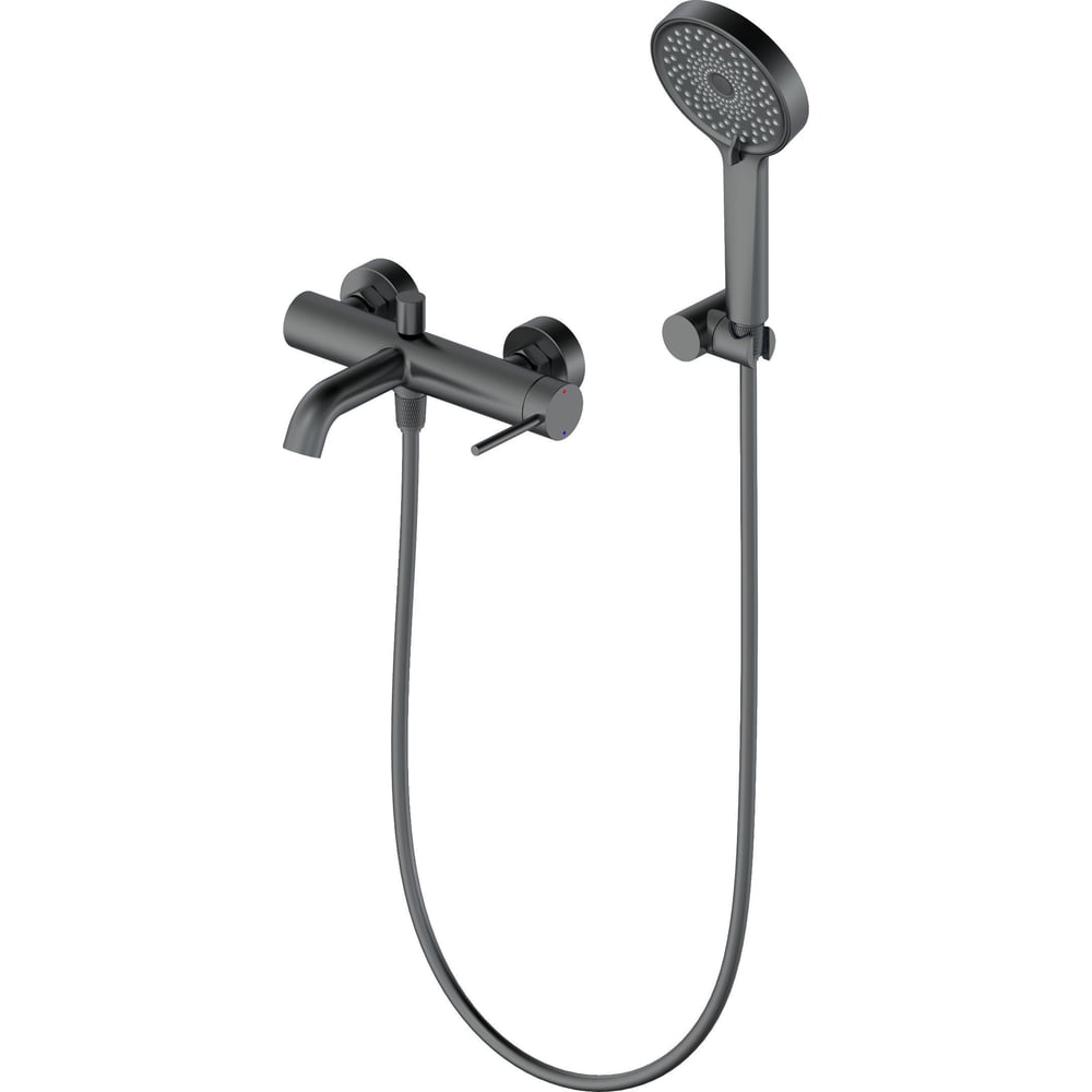 Изображение товара Смеситель для ванны с душем Wonzon & Woghand темный графит WW-88639017-BGM