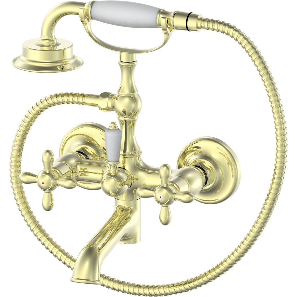 Изображение товара Смеситель для ванны с душем Wonzon & Woghand глянцевое золото WW-88639020-PG