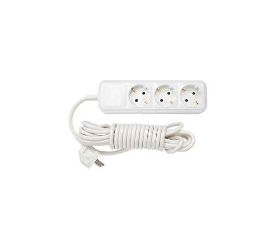 Изображение товара Удлинитель Bylectrica 3-местная с заз.конт. 3700 Вт У16-321 5м