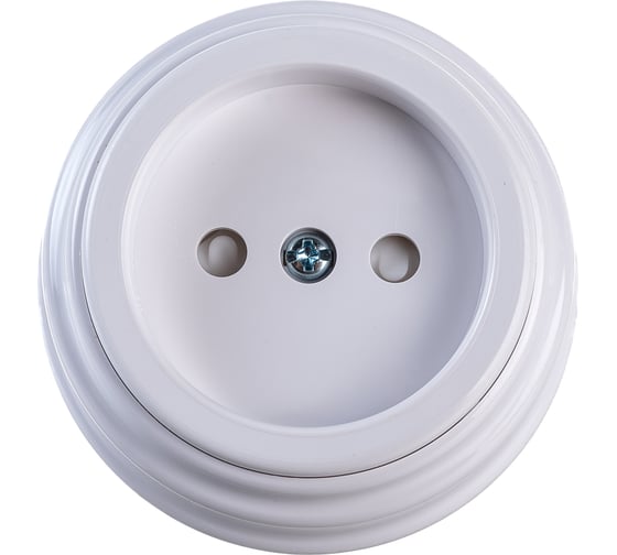 Изображение товара Розетка Bylectrica РА16-0205 1-местная без заз. со шторк. 16А ОУ, серия РЕТРО