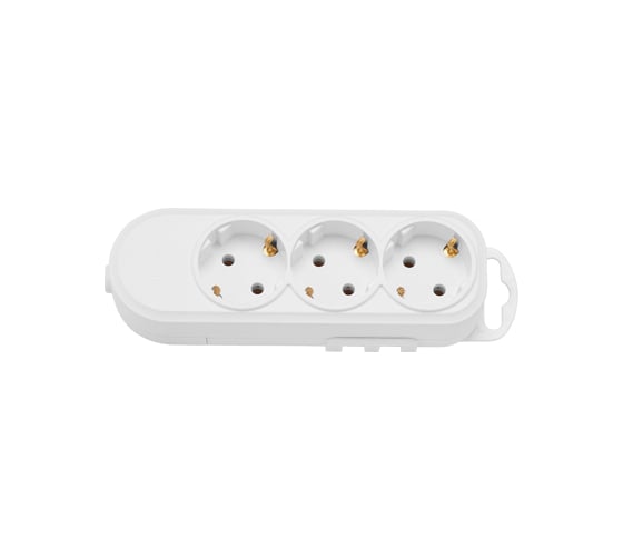 Изображение товара Переносная розетка Bylectrica 3-местная с заз.контактом, Р16-9162