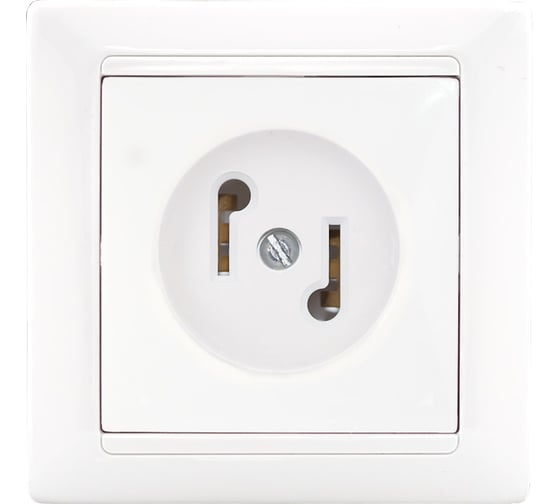 Изображение товара Розетка Bylectrica абонентская для сети проводного вещания СУ, серия СТИЛЬ, белый, АРС-003