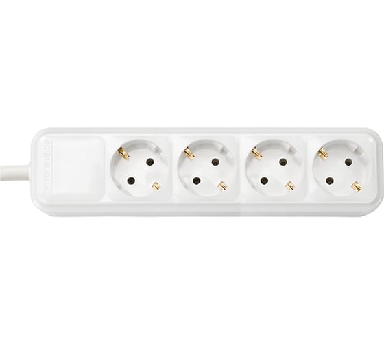 Изображение товара Переносная розетка Bylectrica 4-местная с заз. конт. Р16-338