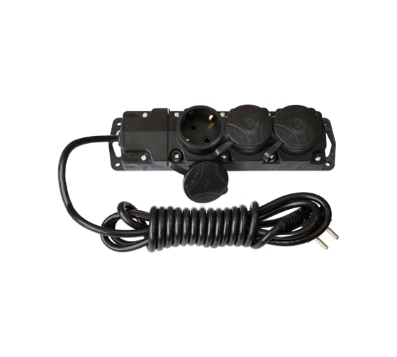 Изображение товара Удлинитель Bylectrica 3-местная с заз.конт каучук IP 44 У16-382 3.5м