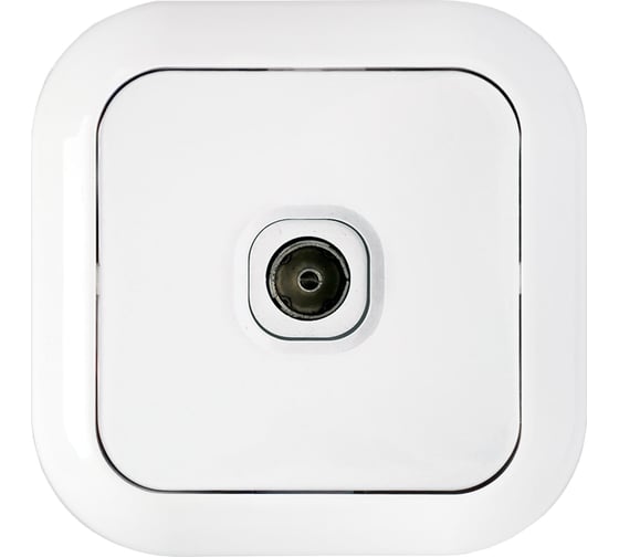 Изображение товара Розетка Bylectrica телевизионная, серия ГАРМОНИЯ, белый, ТР-001