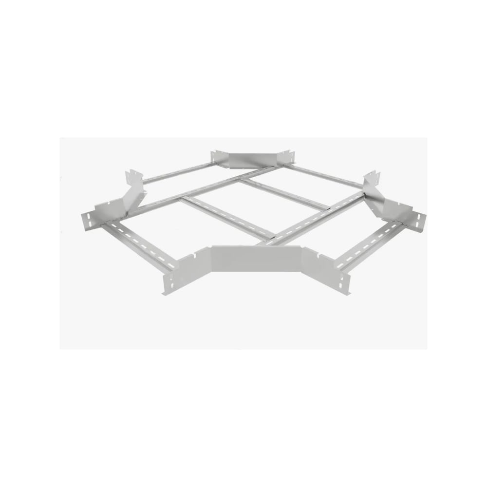 Изображение товара Ответвитель X-образный лотка лестничного LOTOK 500x100 1,5 мм