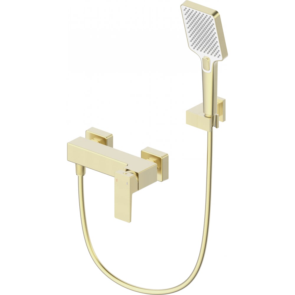 Изображение товара Современный однорычажный смеситель для душа Wonzon & Woghand брашированное золото WW-88048068-BG