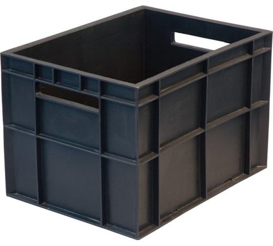 Изображение товара Ящик Тара.ру п/э 400x300x280 Фин-Пак цв. чёрный 22382