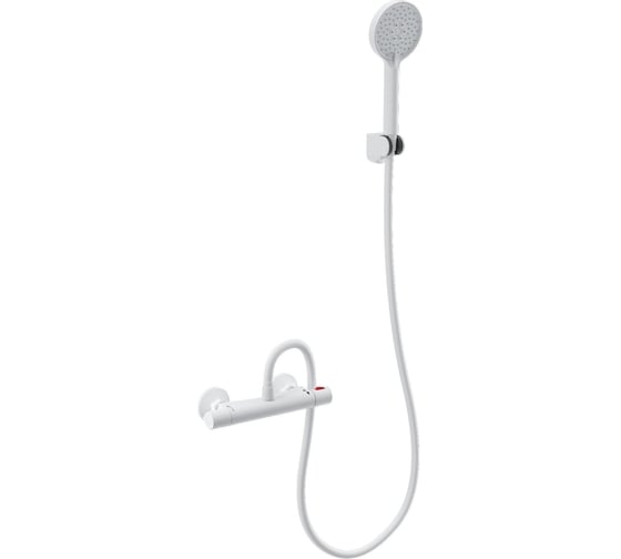 Изображение товара Смеситель для душа с термостатом Wonzon & Woghand белый матовый WW-B1005-A-MW